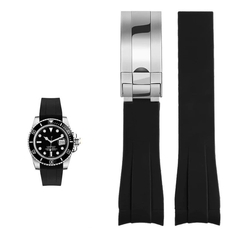 For Rolex 20mm Silicone Watch  - Rolex Watch Submariner ulasan dan harga