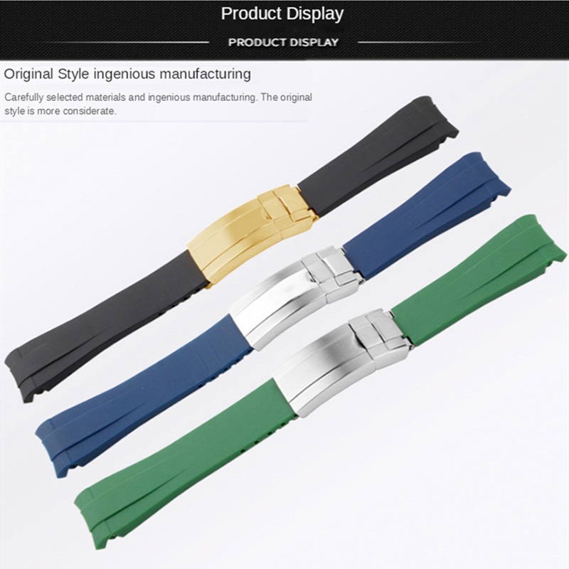 For Rolex 20mm Silicone Watch  - Rolex Watch Submariner ulasan dan harga