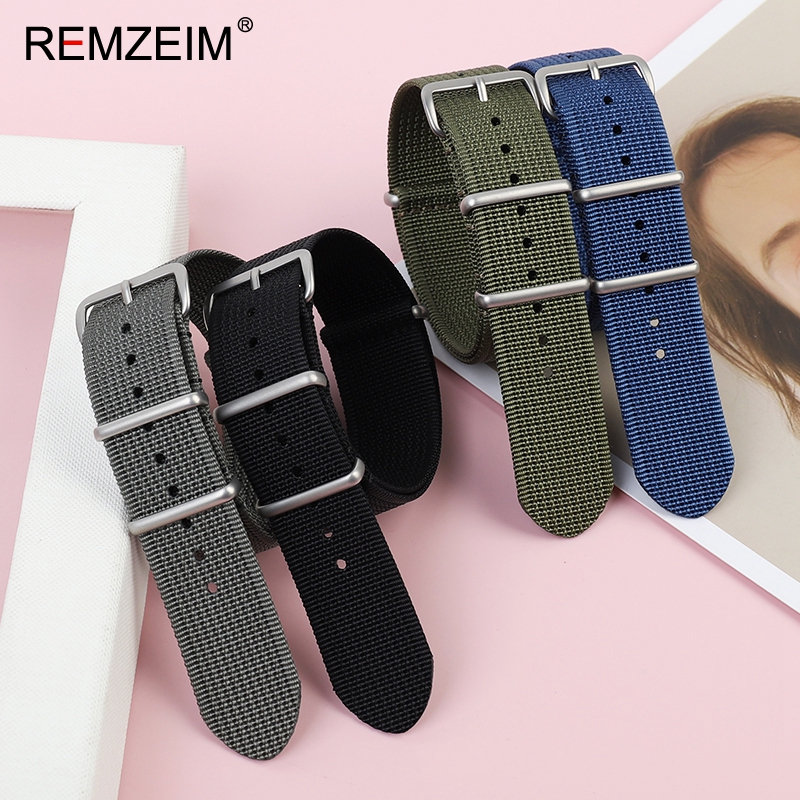 New Ribbed Nylon Watch Strap 1 - Nato Strap Nylon ulasan dan harga