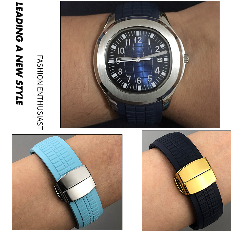 22mm Metal Pins Curved End Flu - Patek Philippe Watch Aquanaut ulasan dan harga