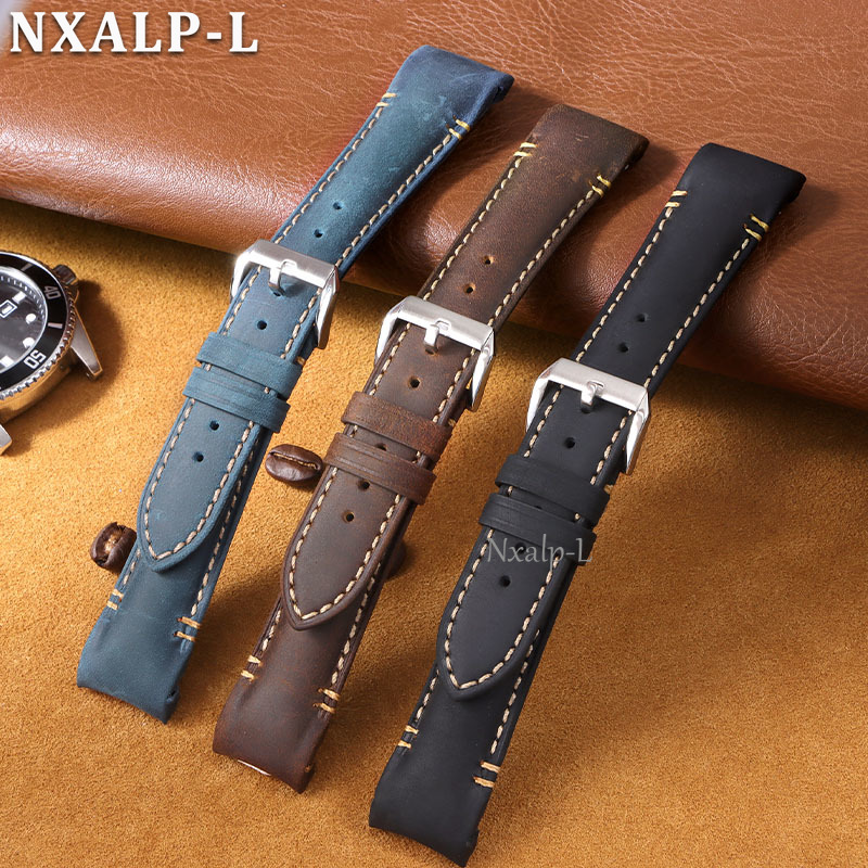 Curved End Bracelet Oil Wax Co - Omega Watch Speedmaster ulasan dan harga