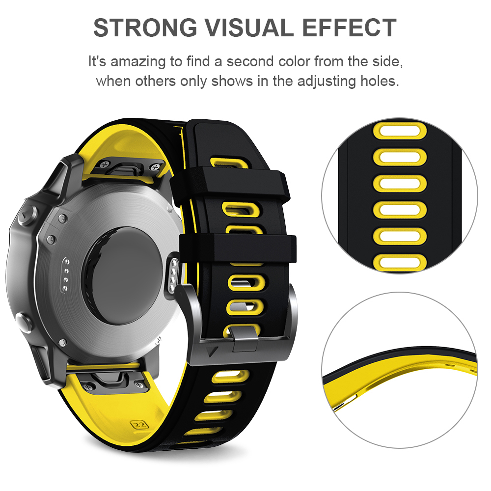 Replacement Watchbands 22mm 26 - Silicone Watch Band 22Mm ulasan dan harga
