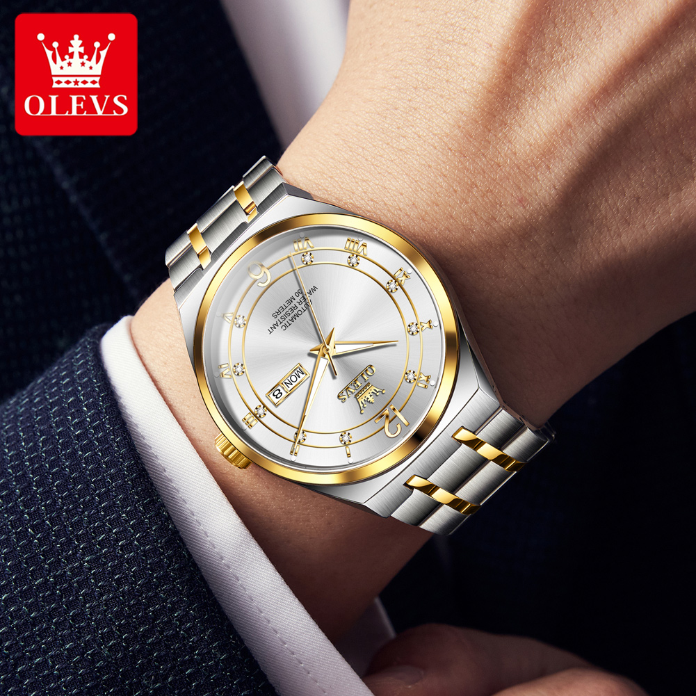 OLEVS Watch Mens Watch Mechani - Rolex Watch Datejust ulasan dan harga