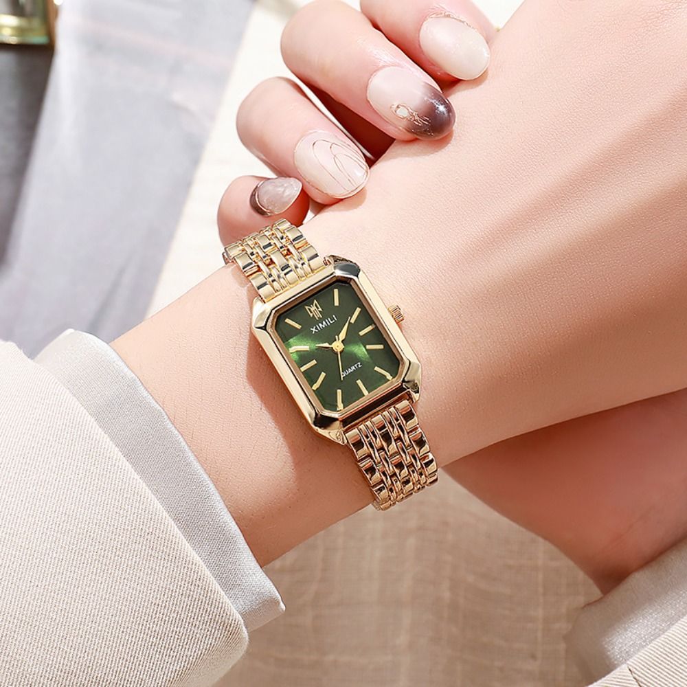 Fashion Stainless Steel Quartz - Canvas Strap Watch ulasan dan harga