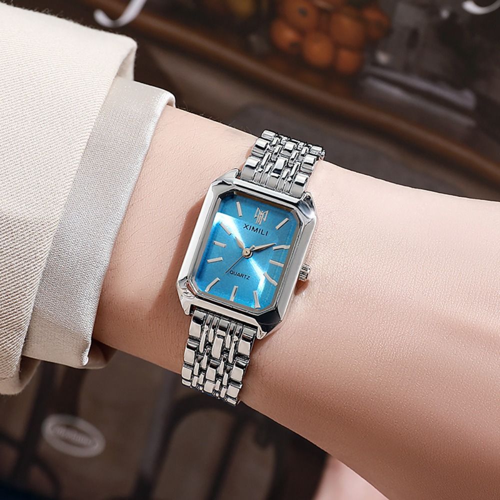 Fashion Stainless Steel Quartz - Canvas Strap Watch ulasan dan harga