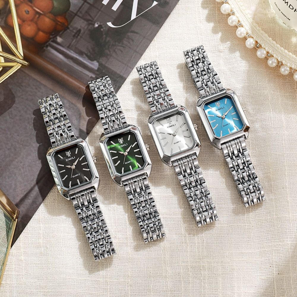 Fashion Stainless Steel Quartz - Canvas Strap Watch ulasan dan harga