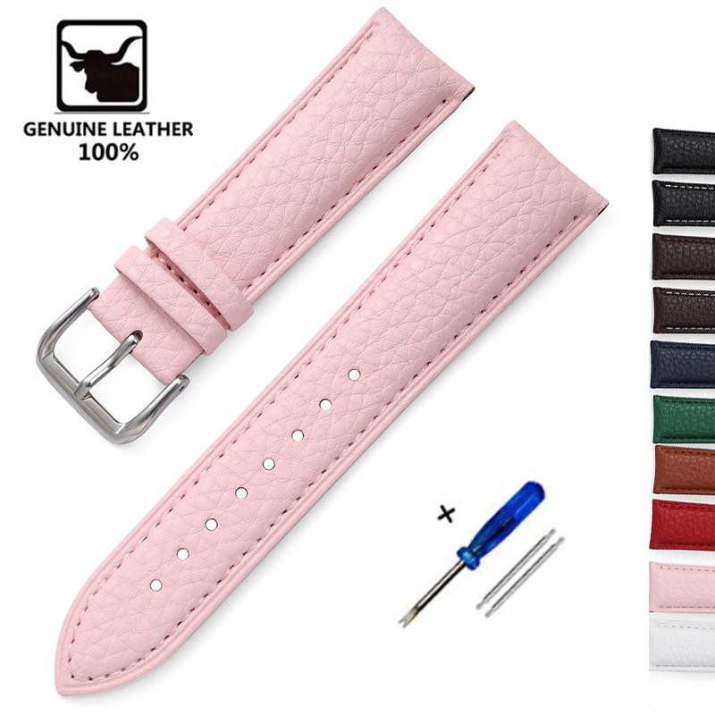 Litchi Pattern Soft Leather Wa - Suede Strap Watch ulasan dan harga