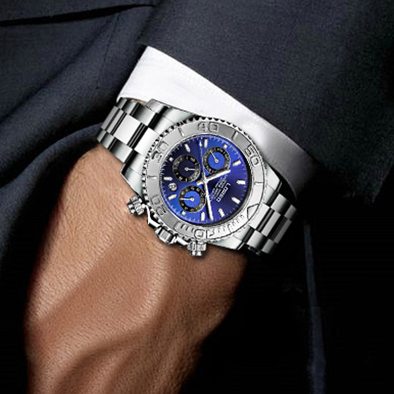 Waterproof 200m  LOREO Top Bra - Cartier Watch Tank ulasan dan harga