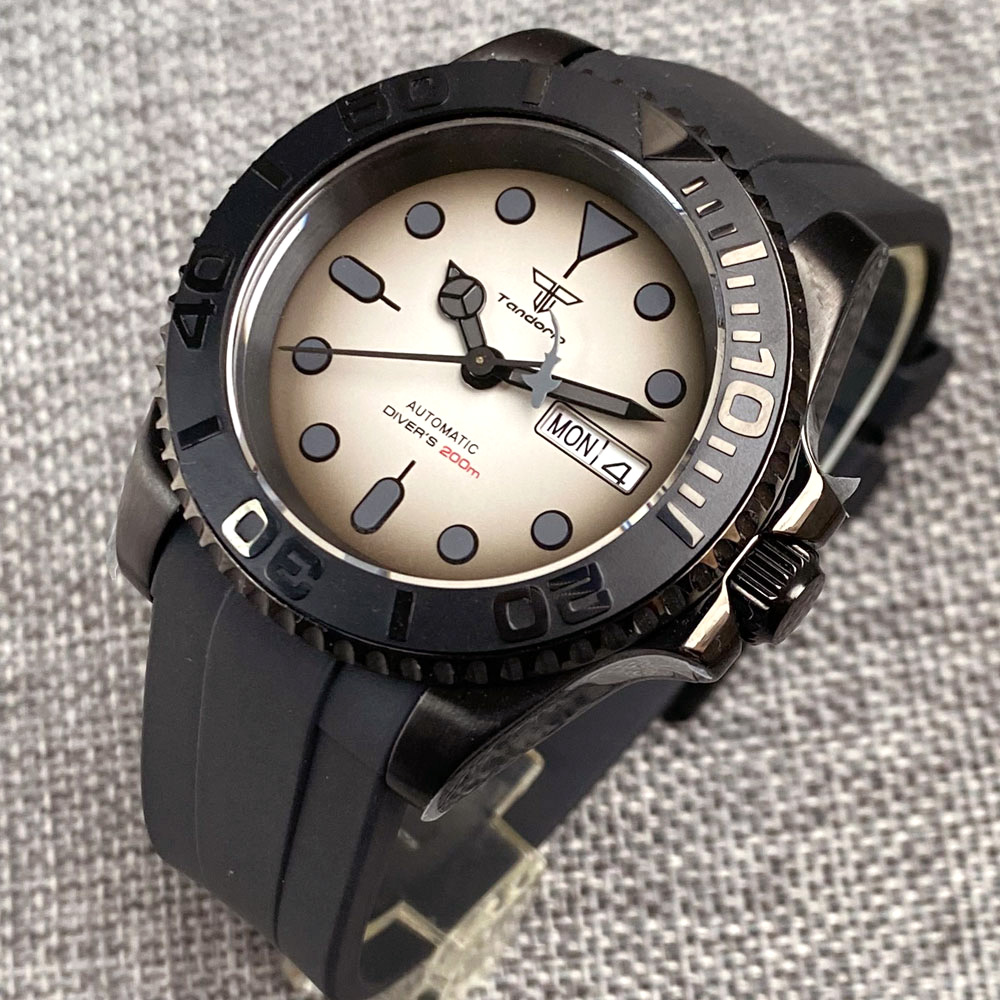 Tandorio 200M Waterproof NH36A - Rubber Strap Diver ulasan dan harga