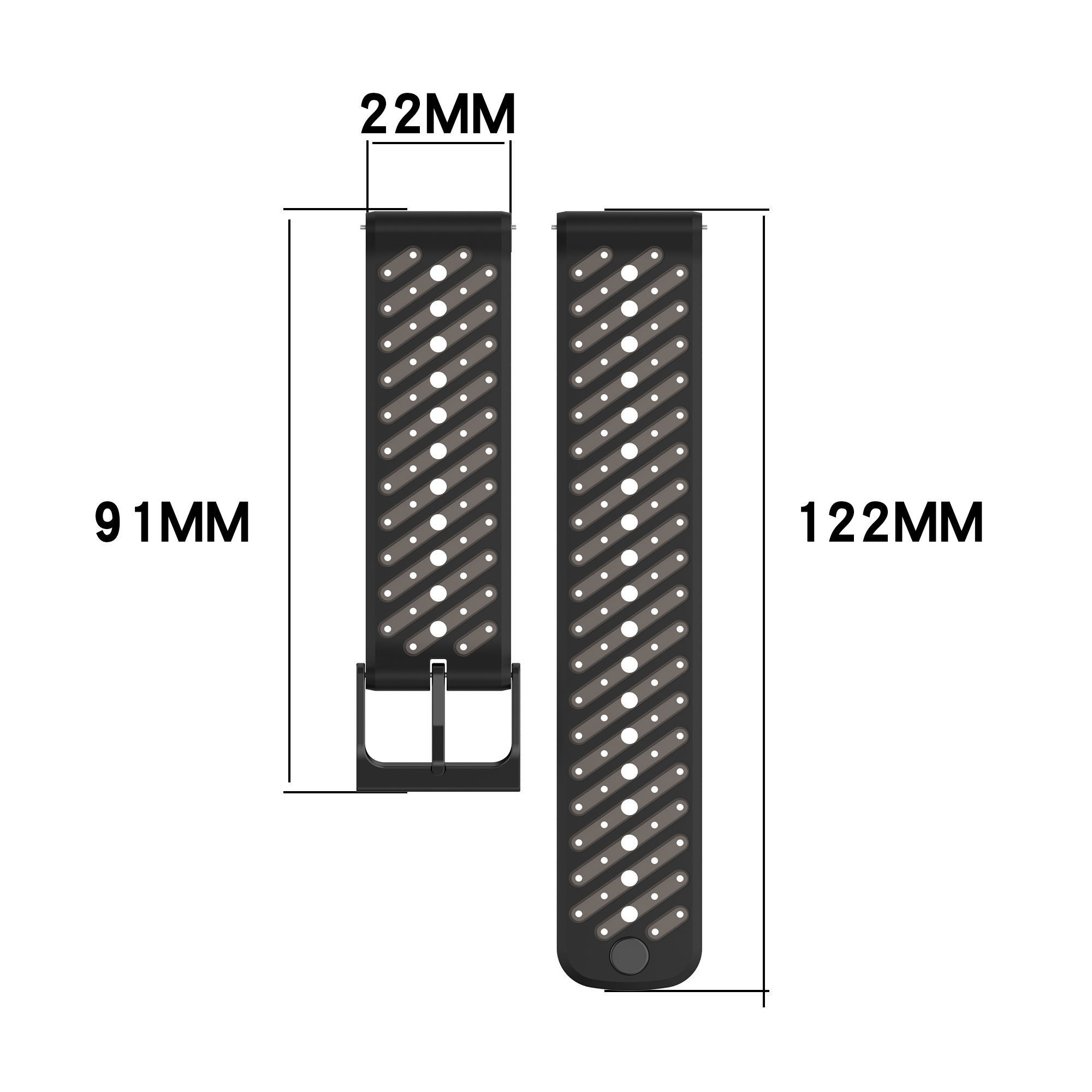 Silicone Sports Band For Suunt - Silicone Watch Band 22Mm ulasan dan harga