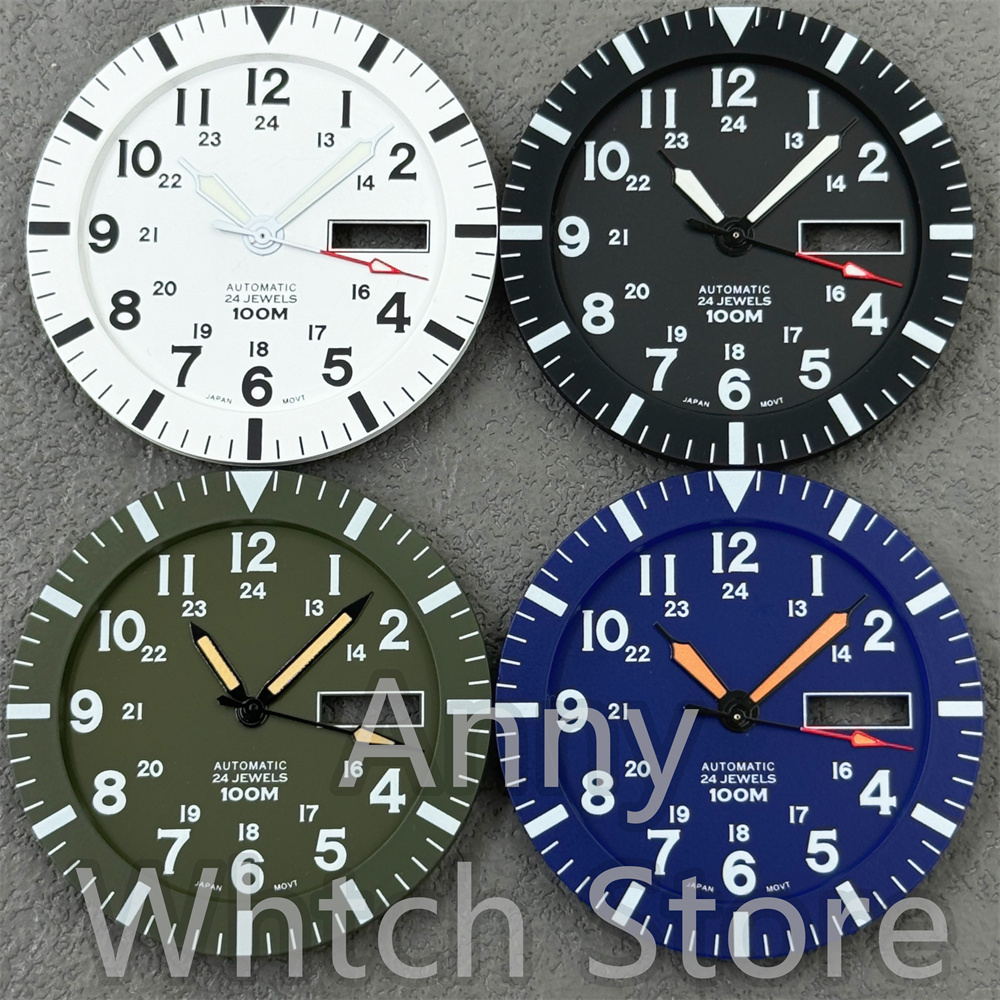 34.4mm Vintage White Black Dar - Seiko Watch 5 Sports ulasan dan harga