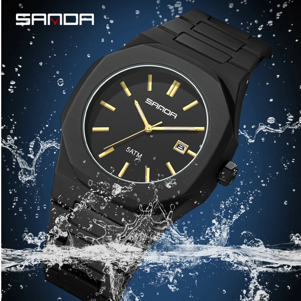 2025 SANDA Fashion Men's and W - Rubber Strap Diver ulasan dan harga